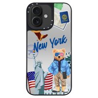 ZuckBear iPhone 16 Benard Mirror Magsafe Kapak - New York