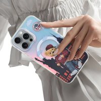 ZuckBear iPhone 16 Pro Darnell Frosted Laser Magsafe Kapak - London