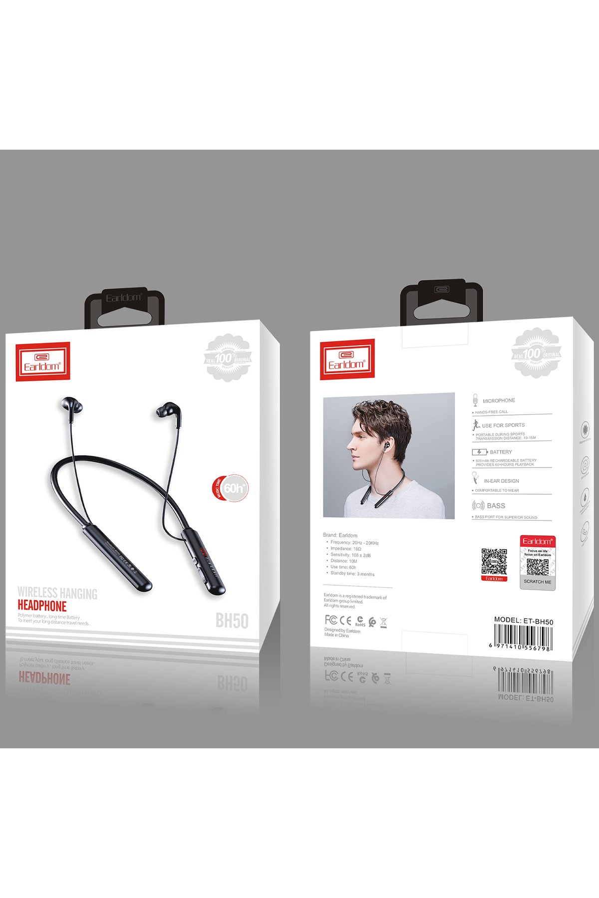 Earldom KM16 1600 DPI Sessiz Transparan Yapılı RGB Kablosuz Ofis Mouse - Beyaz