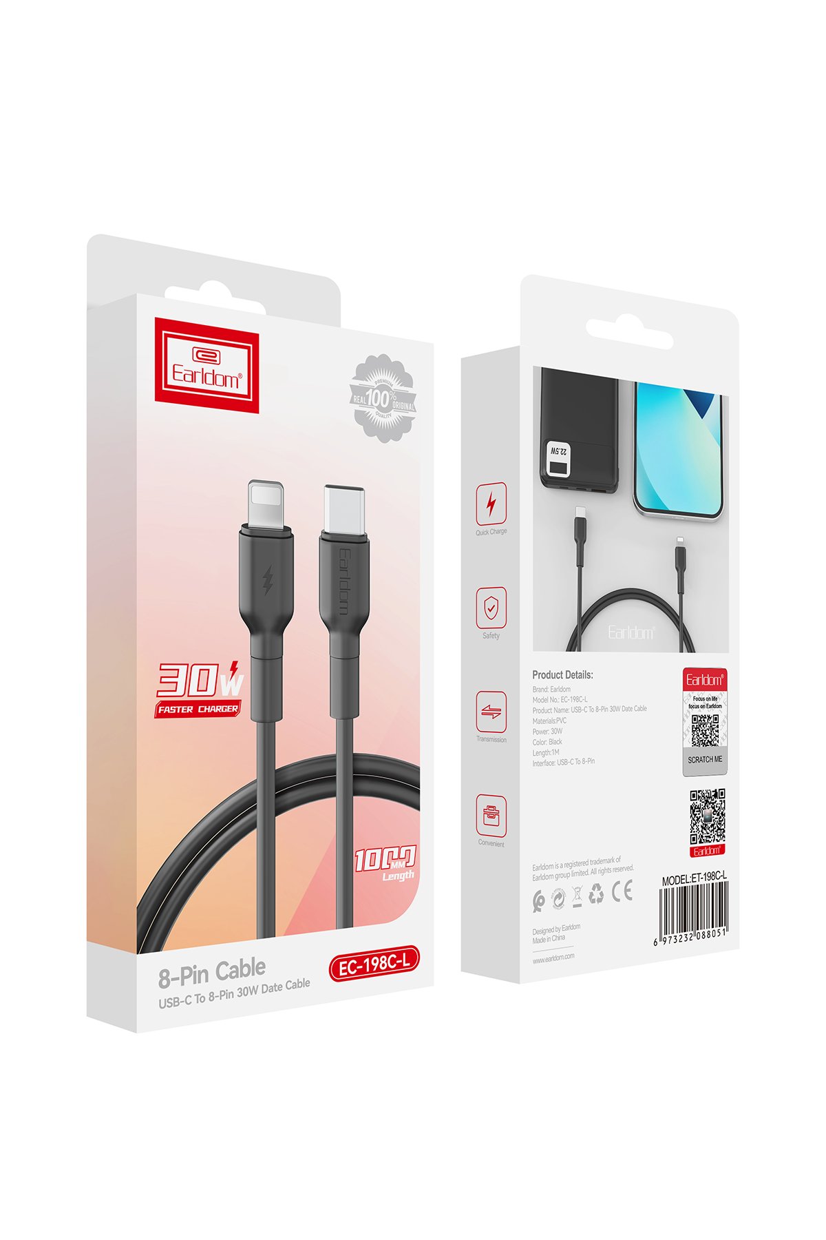 Earldom EH266 360 Derece Ayarlanabilir Yapışkanlı Mıknatıslı Magsafe Araç Tutucu - Siyah