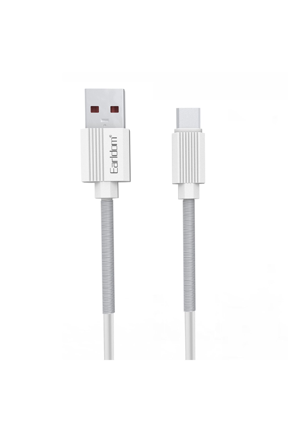 Earldom EU26i 2 Adet 65W Type-C ve 1 Adet 30W USB 3.0 Çıkışlı Ekstra Type-C to Lightning Kablolu GAN Şarj Cihazı - Beyaz