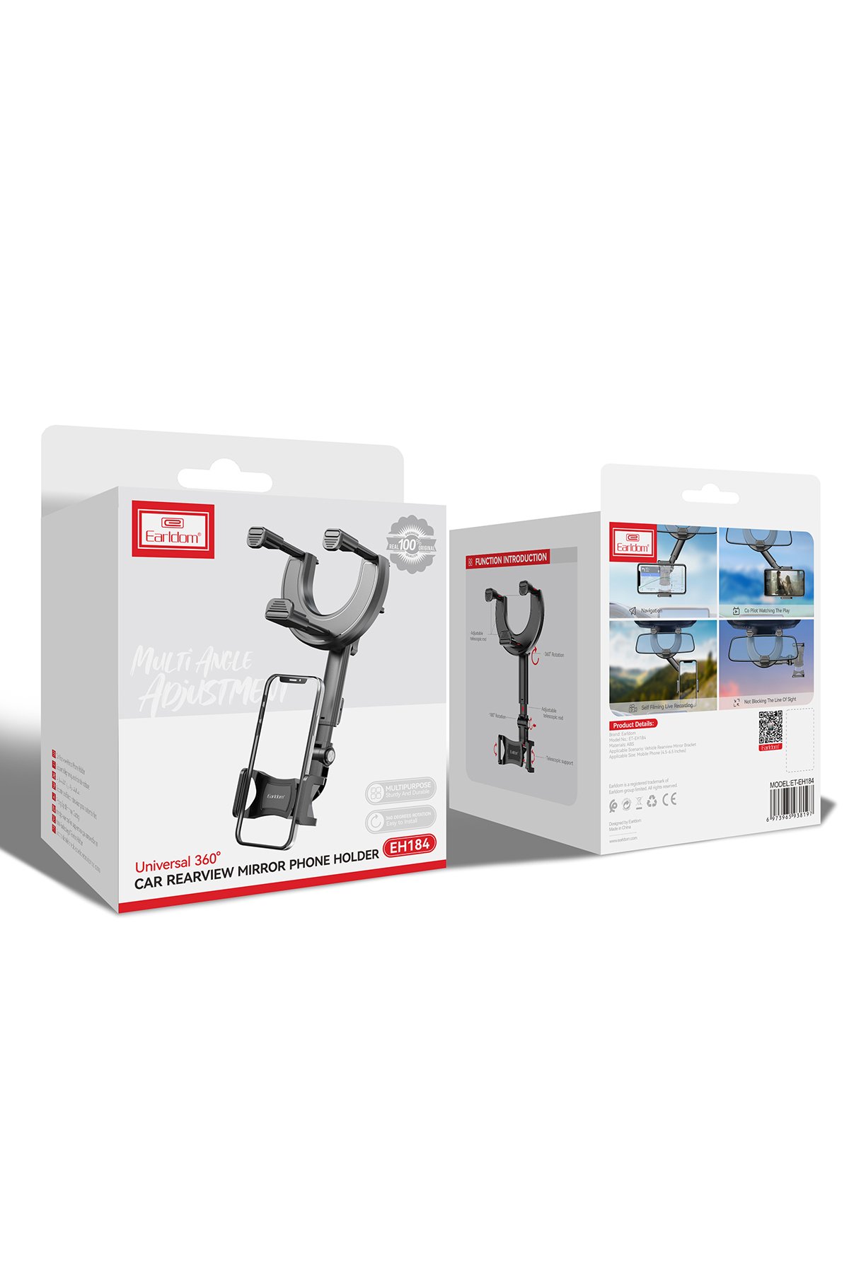 Earldom A32 RGB Işıklı 2 Adet Karaoke Mikrofonlu Bluetooth Kablosuz Hoparlör - Siyah