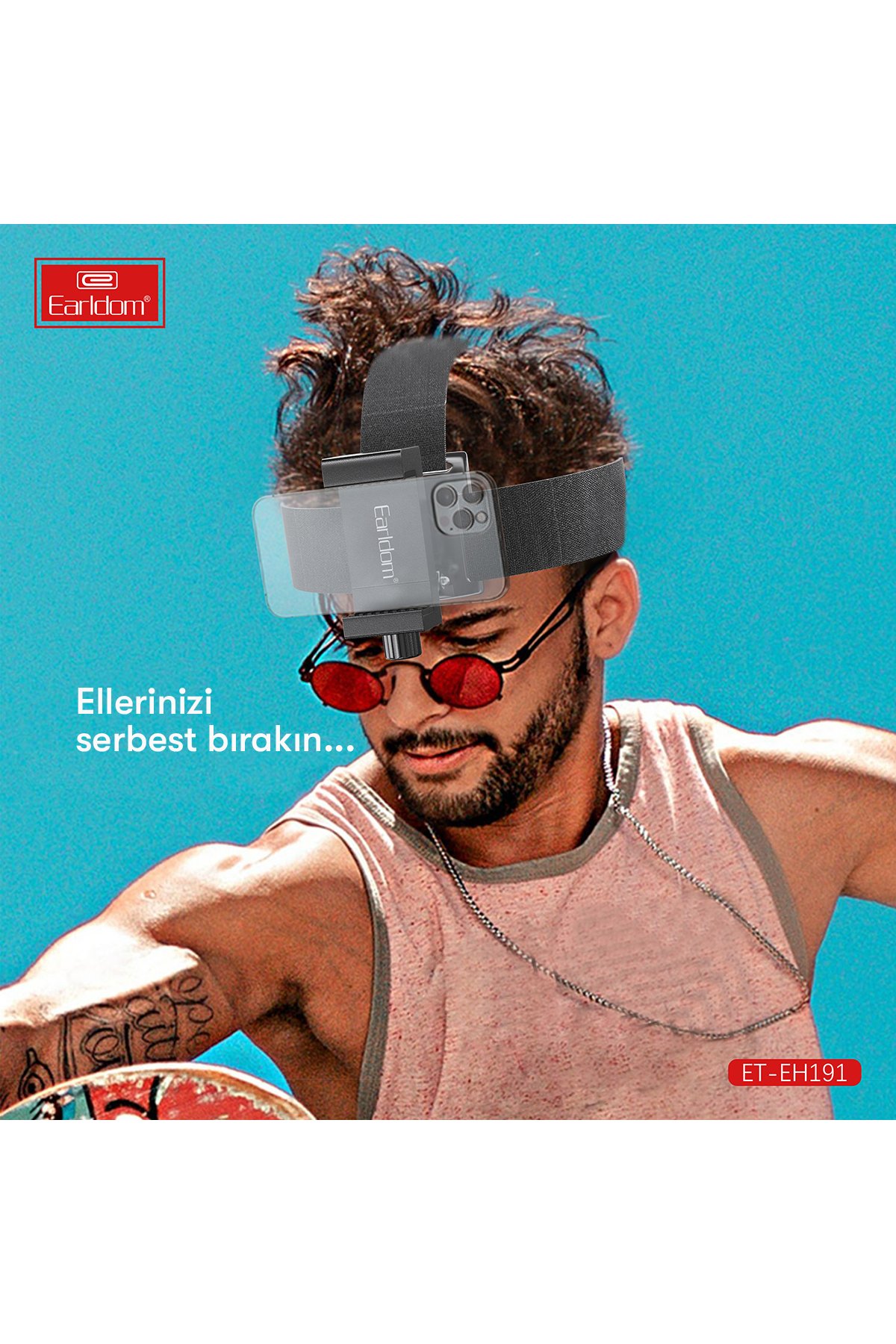 Earldom A27 RGB Işıklı Süper Baslı Bluetooth Kablosuz Hoparlör - Siyah