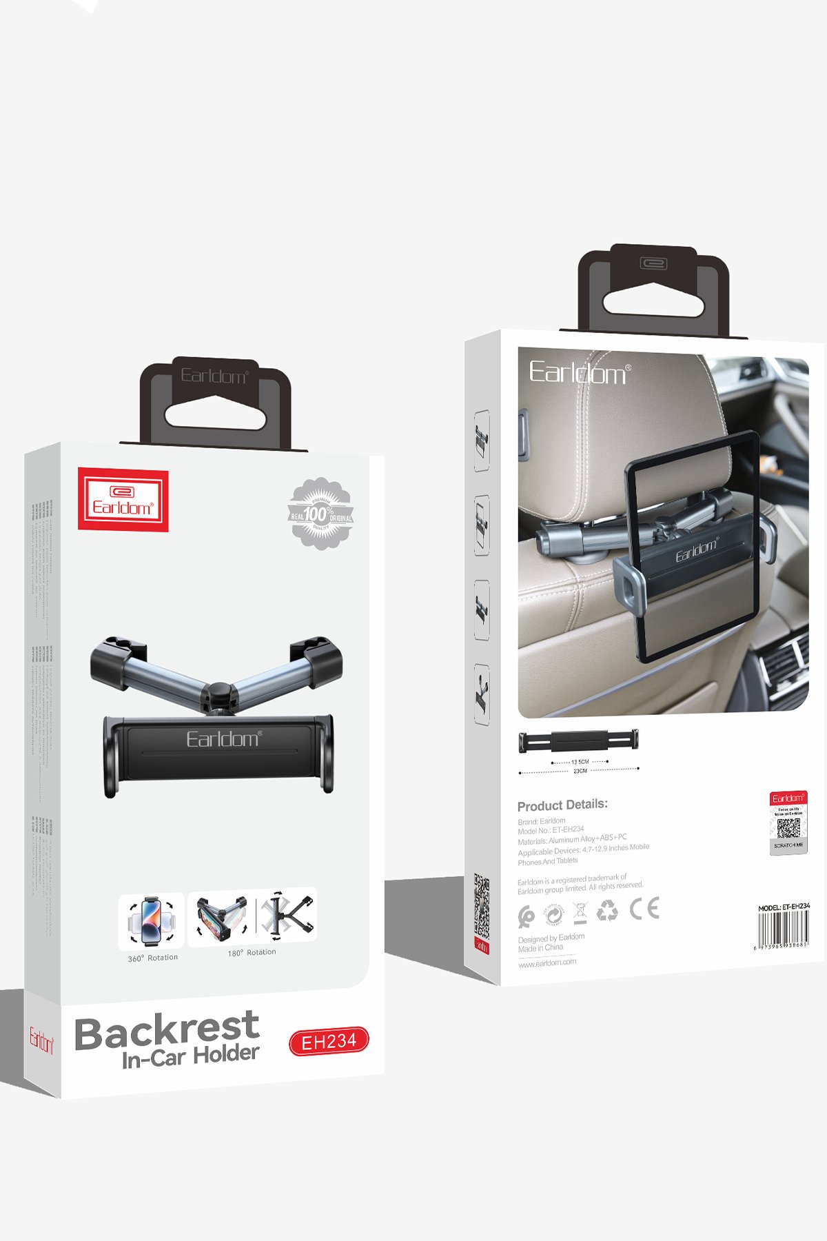 Earldom F12 RGB Radyatör Telefon Soğutucu Fan - Siyah