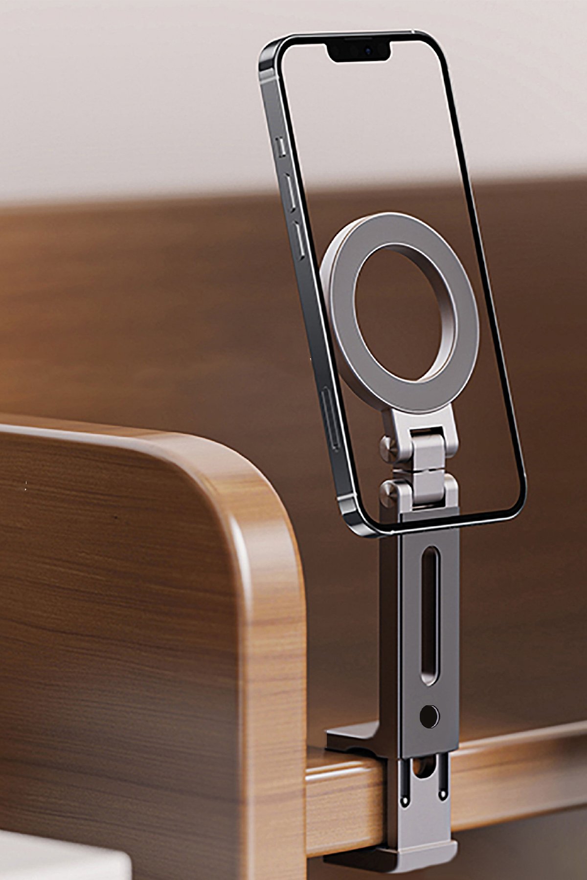 Earldom ZP31 360 Derece Ayarlanabilir Açılı BT 4.2 Tripodlu Manyetik Magsafe Özellikli Selfie Çubuğu - Siyah