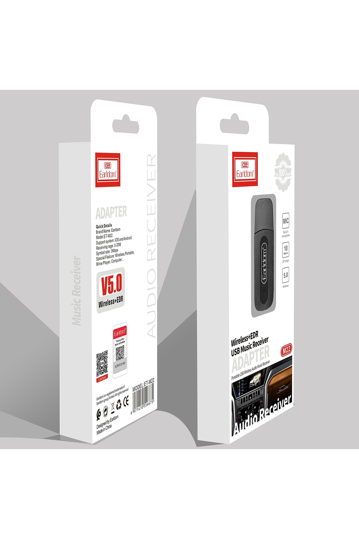Earldom EH252 Ayarlanabilir Yapışkanlı Manyetik Magsafe Araç Tutucu - Siyah
