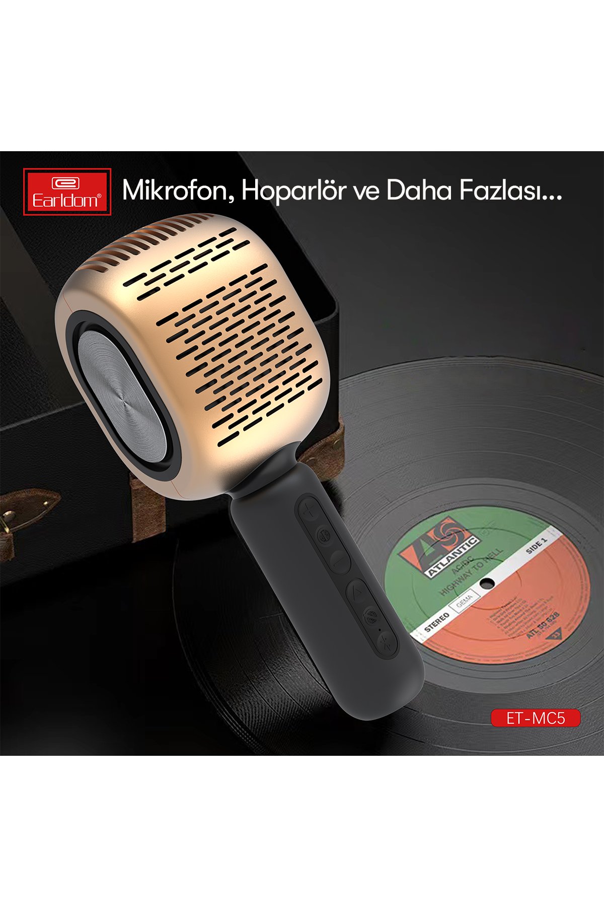 Earldom E73C Tek Kulak İçin Type-C Kablolu Kulaklık - Beyaz