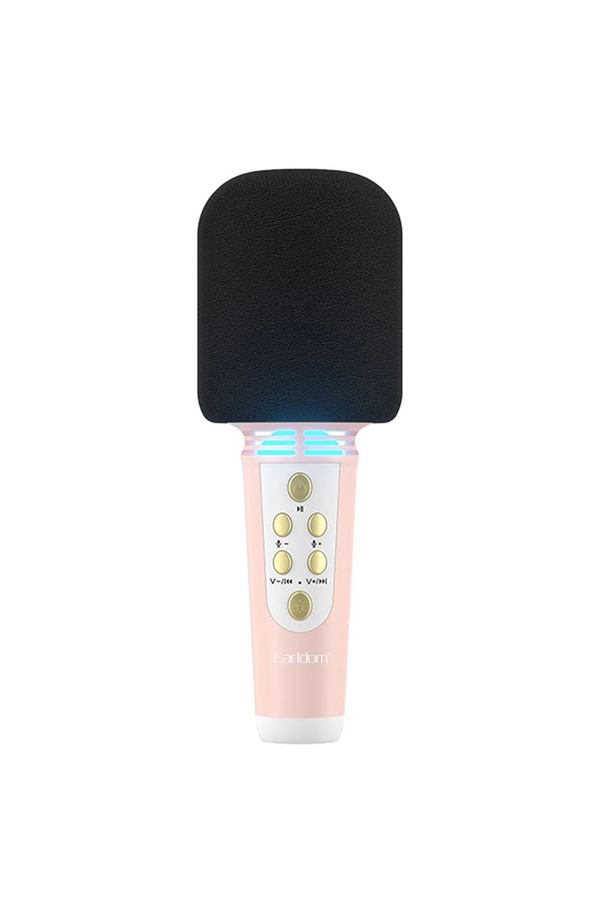 Earldom PD46 5.000 mAh 20W Dahili Type-C Çıkışlı Ekstra Dahili 2.5W Saat Şarj Kablolu PD Hızlı Şarj Mini Powerbank - Siyah