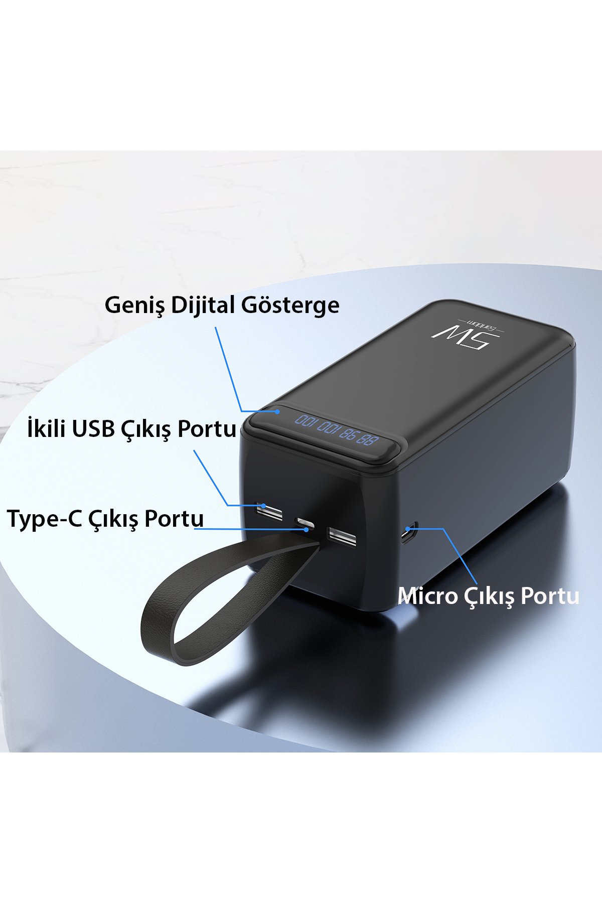Earldom EH246 Yapışkanlı Ayarlanabilir Araç Tutucu - Siyah