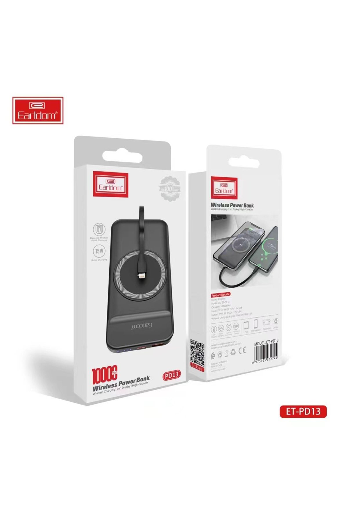 Earldom NW5C 100 Mpbs Type-C to RJ45 Ethernet Network Dönüştürücü - Beyaz