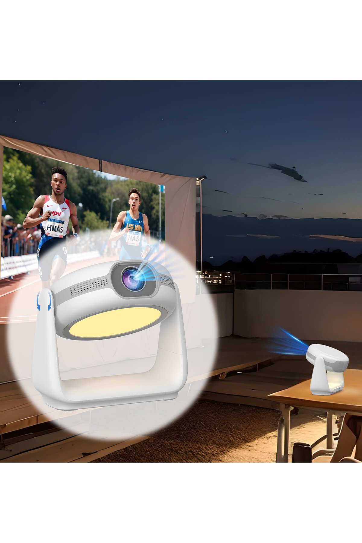 Earldom PD23 5.000 mAh 20W Kablosuz Şarjlı PD Hızlı Şarj Mini Powerbank - Mor