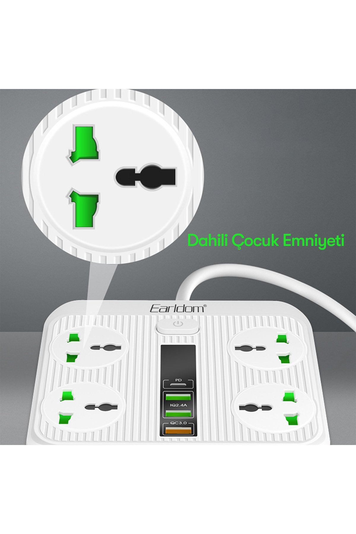 Earldom NW1 10M Cat 6 Ethernet Network Kablosu - Siyah