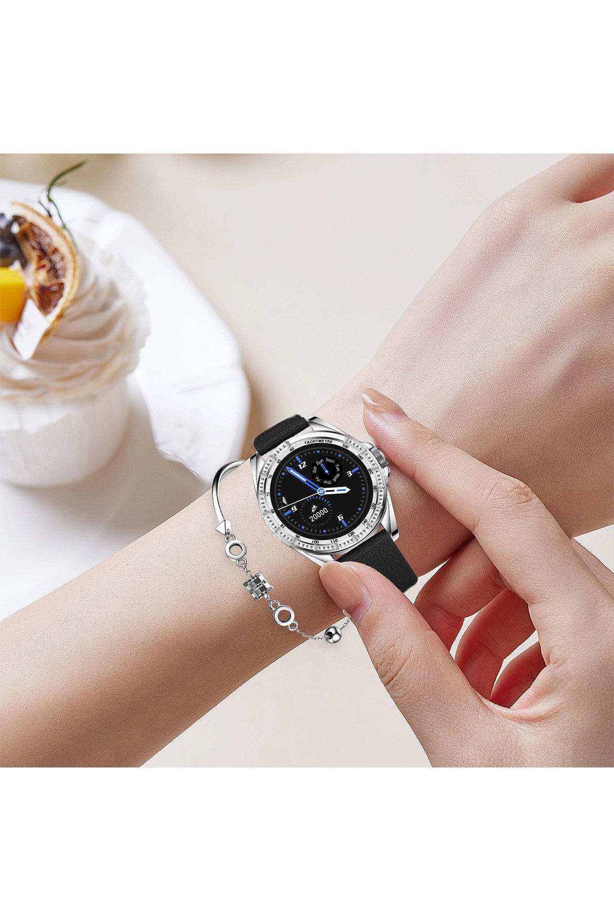 Earldom SW9 Akıllı Saat ve Airpods Kulaklık Set - Siyah