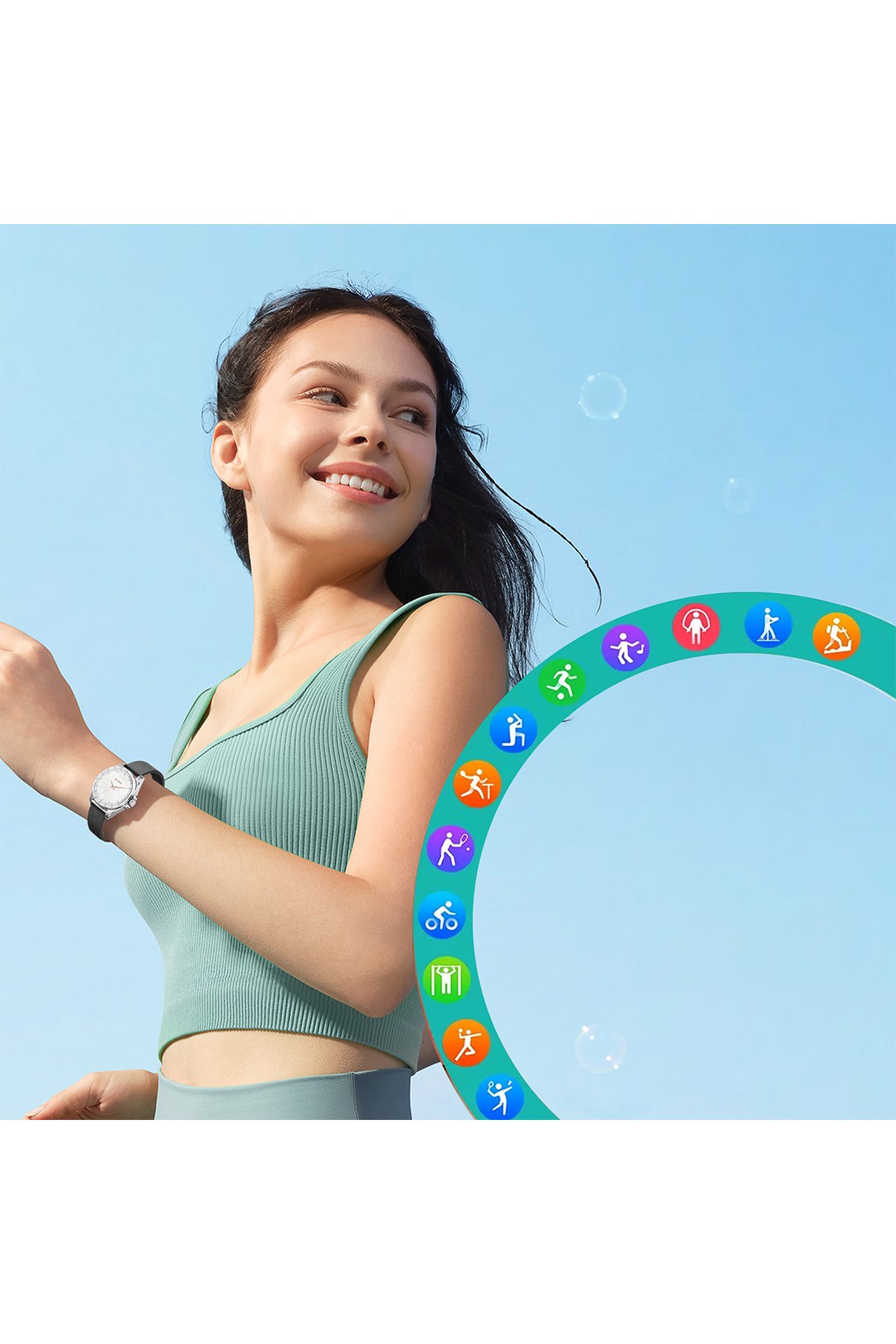 Earldom SW9 Akıllı Saat ve Airpods Kulaklık Set - Siyah