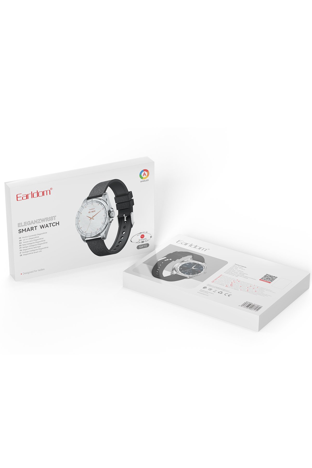 Earldom SW9 Akıllı Saat ve Airpods Kulaklık Set - Siyah