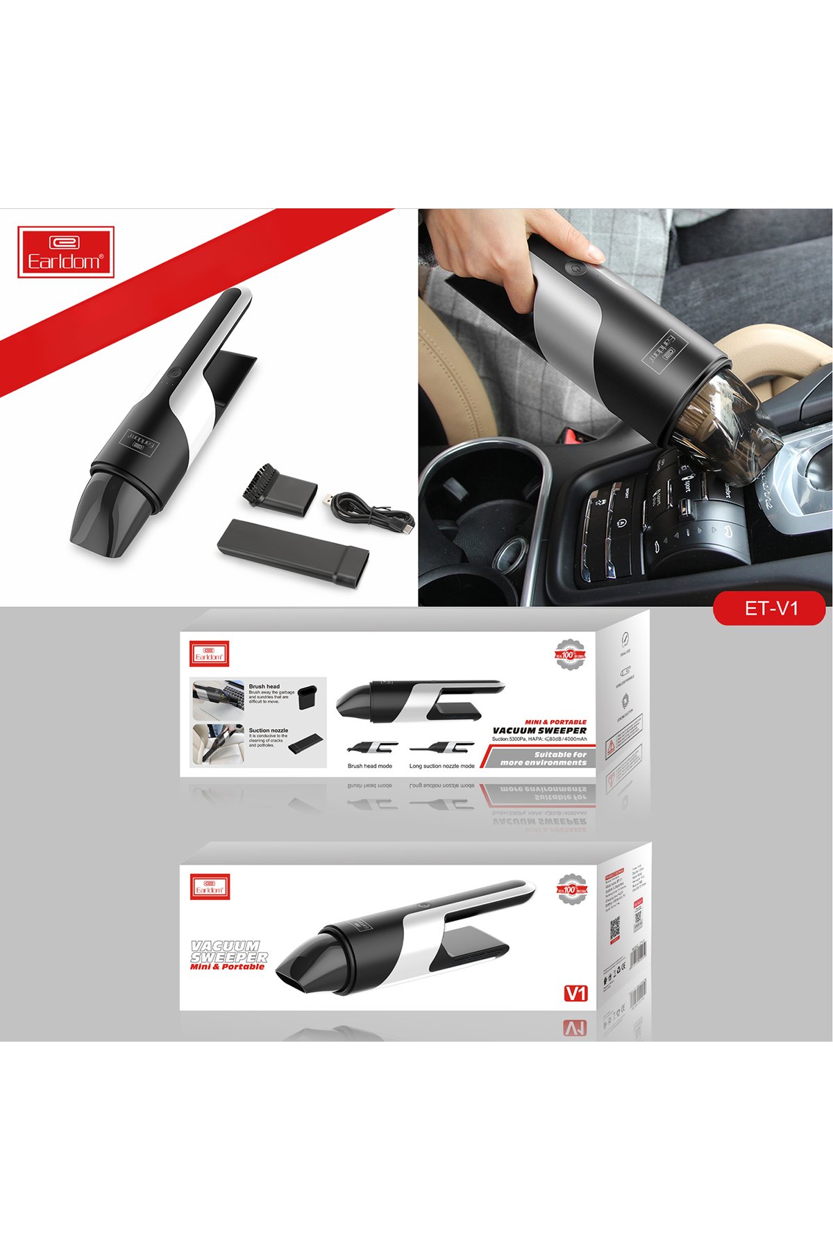 Earldom EC-190CC 1M 60W Type-C to Type-C PD Hızlı Şarj Kablosu - Beyaz
