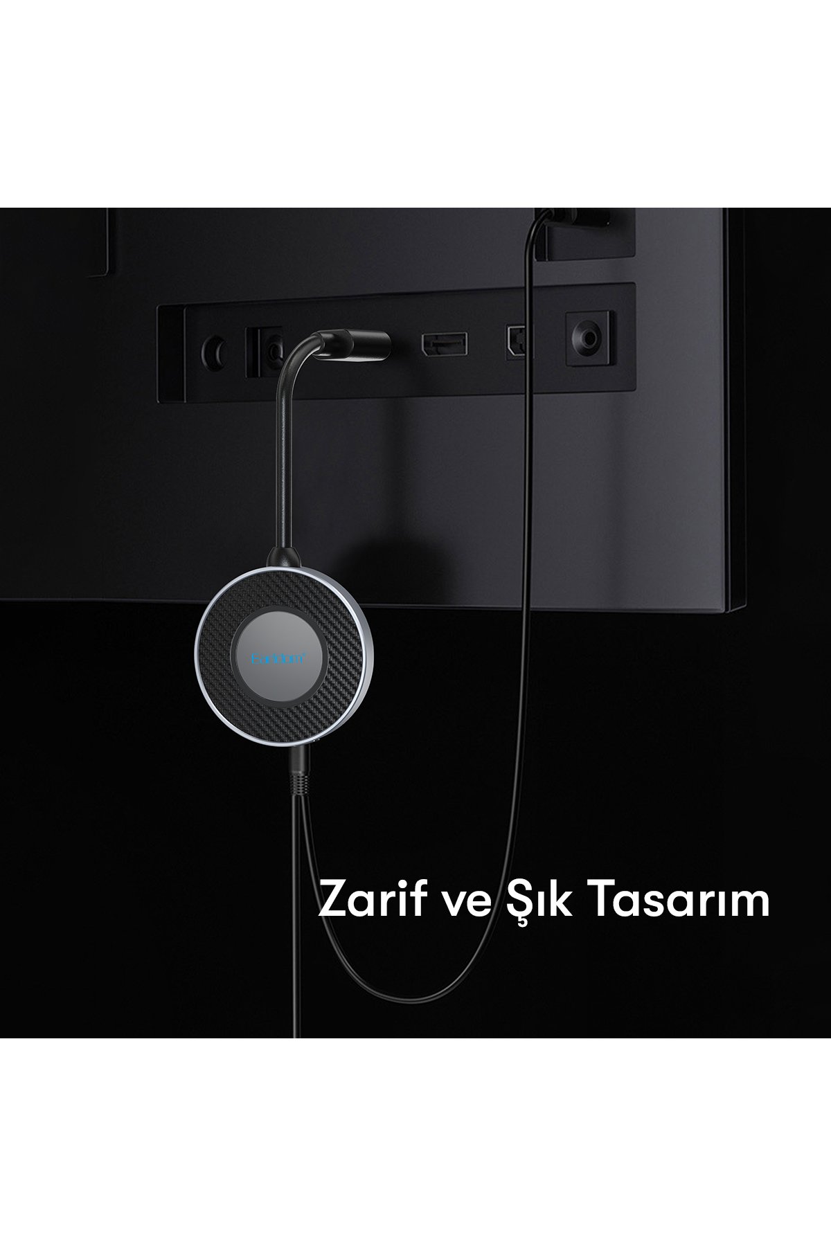 Earldom PD12 5.000 mAh 12W Kablosuz Şarjlı PD Hızlı Şarj Powerbank - Mavi