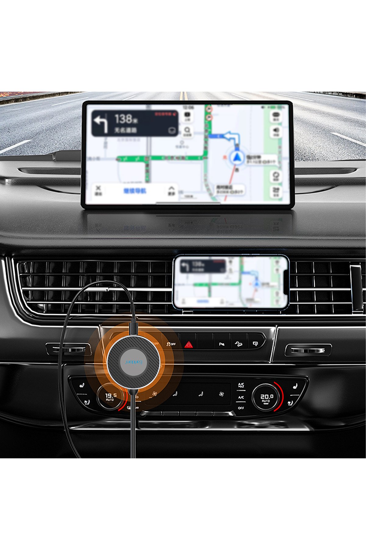 Earldom PD12 5.000 mAh 12W Kablosuz Şarjlı PD Hızlı Şarj Powerbank - Mavi