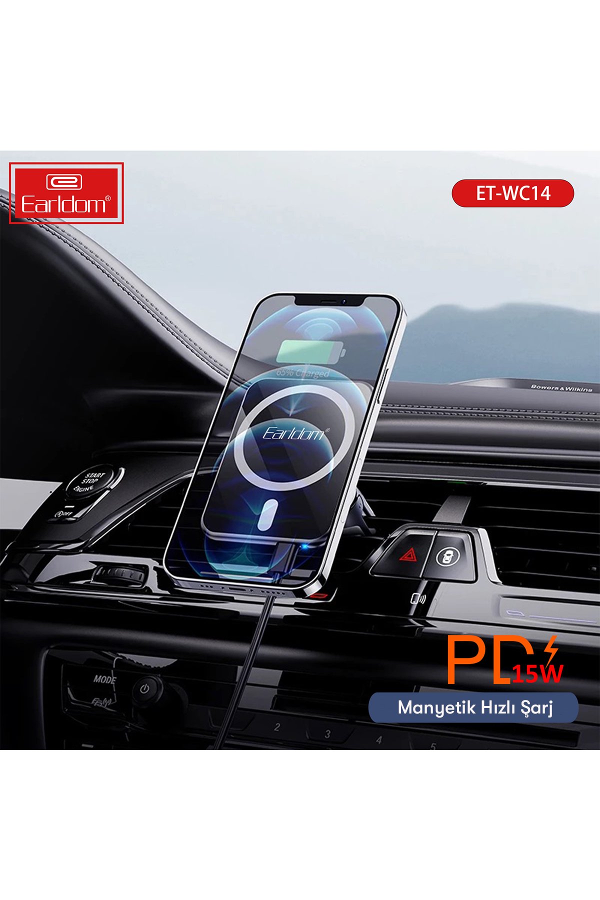 Earldom EC-153i 1M 3A Type-C to Lightning PD Hızlı Şarj Kablosu - Beyaz