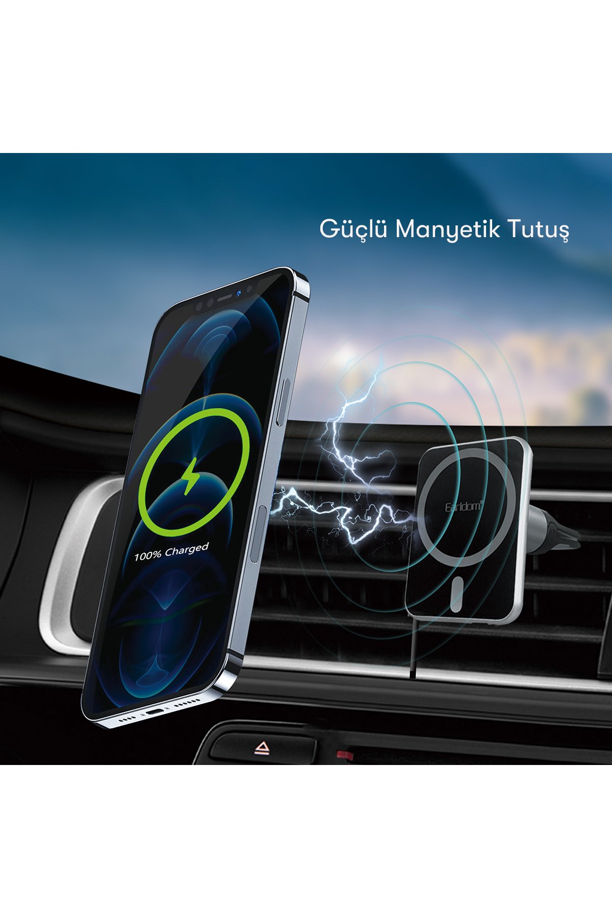 Earldom EC-153i 1M 3A Type-C to Lightning PD Hızlı Şarj Kablosu - Beyaz