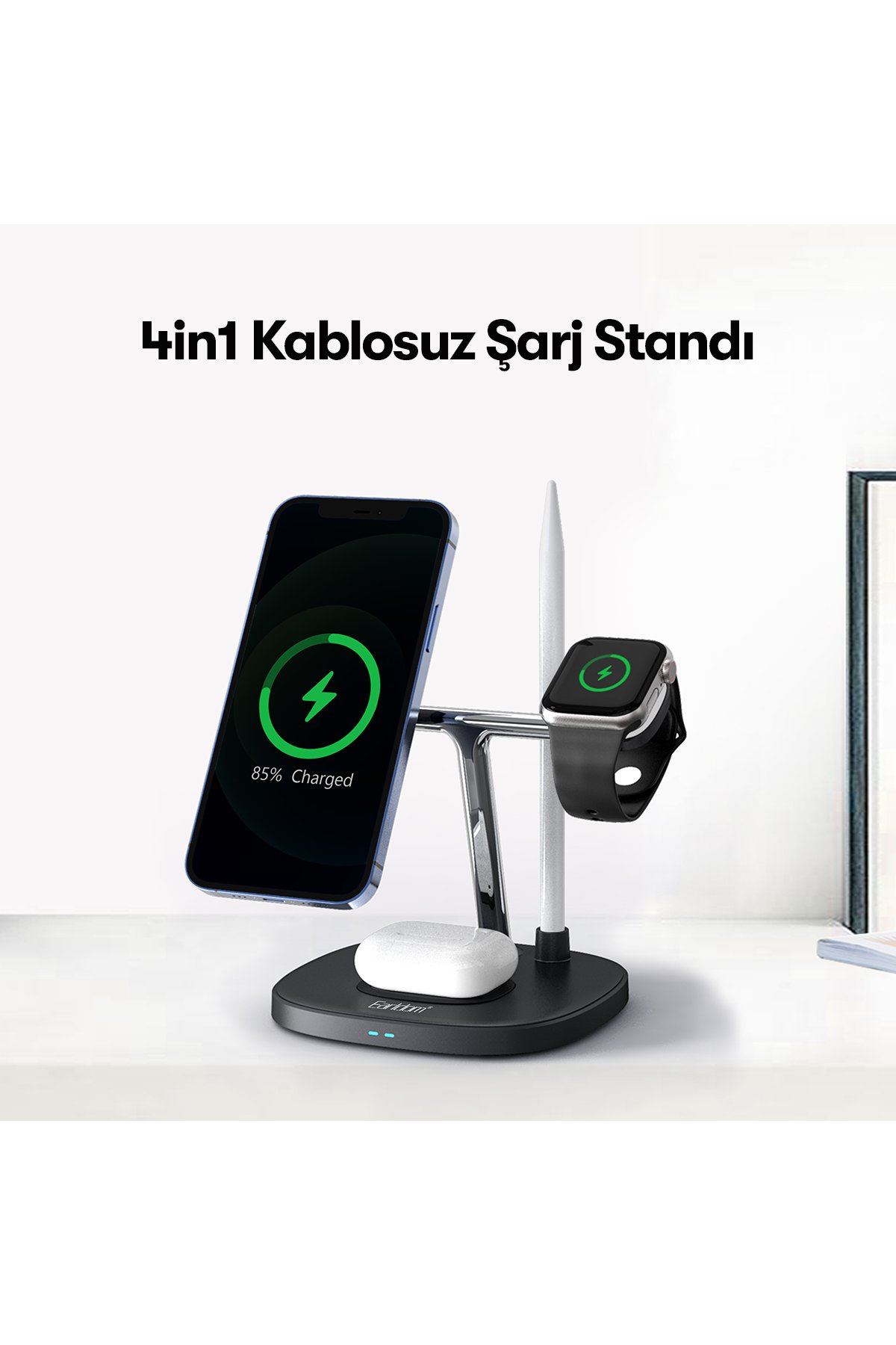 Earldom OT90L Tak Çalıştır Lightning to Type-C Dönüştürücü - Gümüş