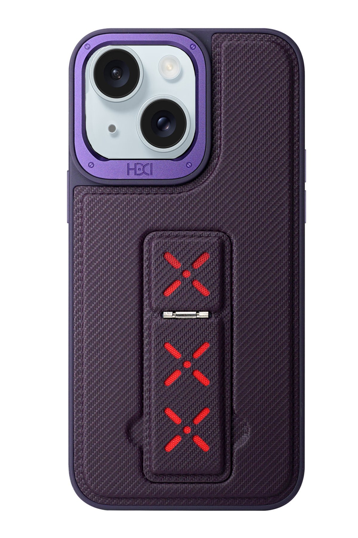 HDD iPhone 13 HBC-201 Salvador Simli Kapak - Kahverengi