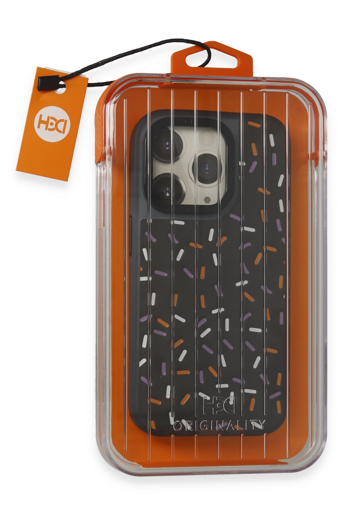 HDD iPhone 14 Pro Max Kılıf HBC-163 Times Kapak - Kahverengi