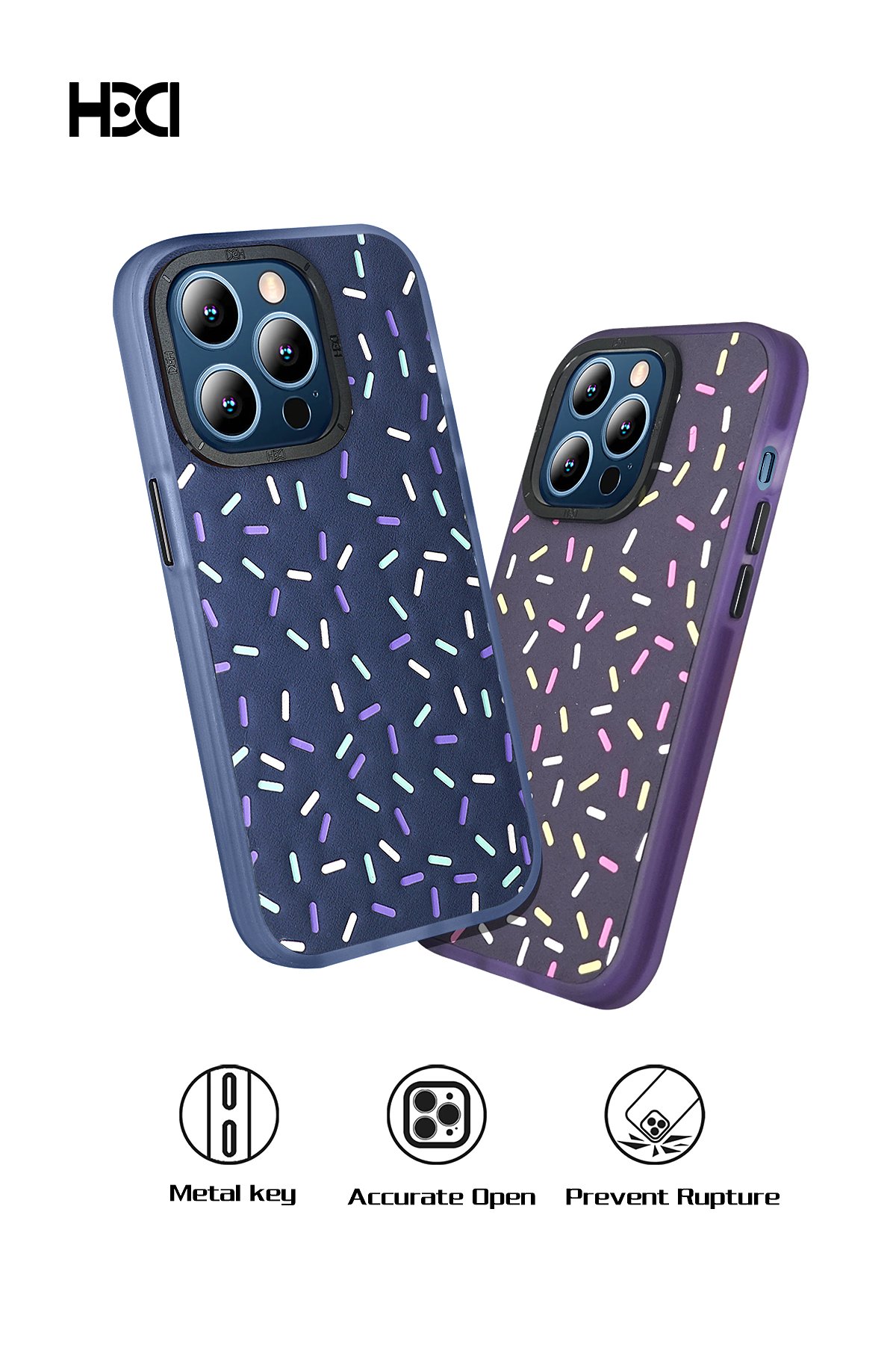 HDD iPhone 14 Pro Max Kılıf HBC-221 Roma Kapak - Koyu Yeşil