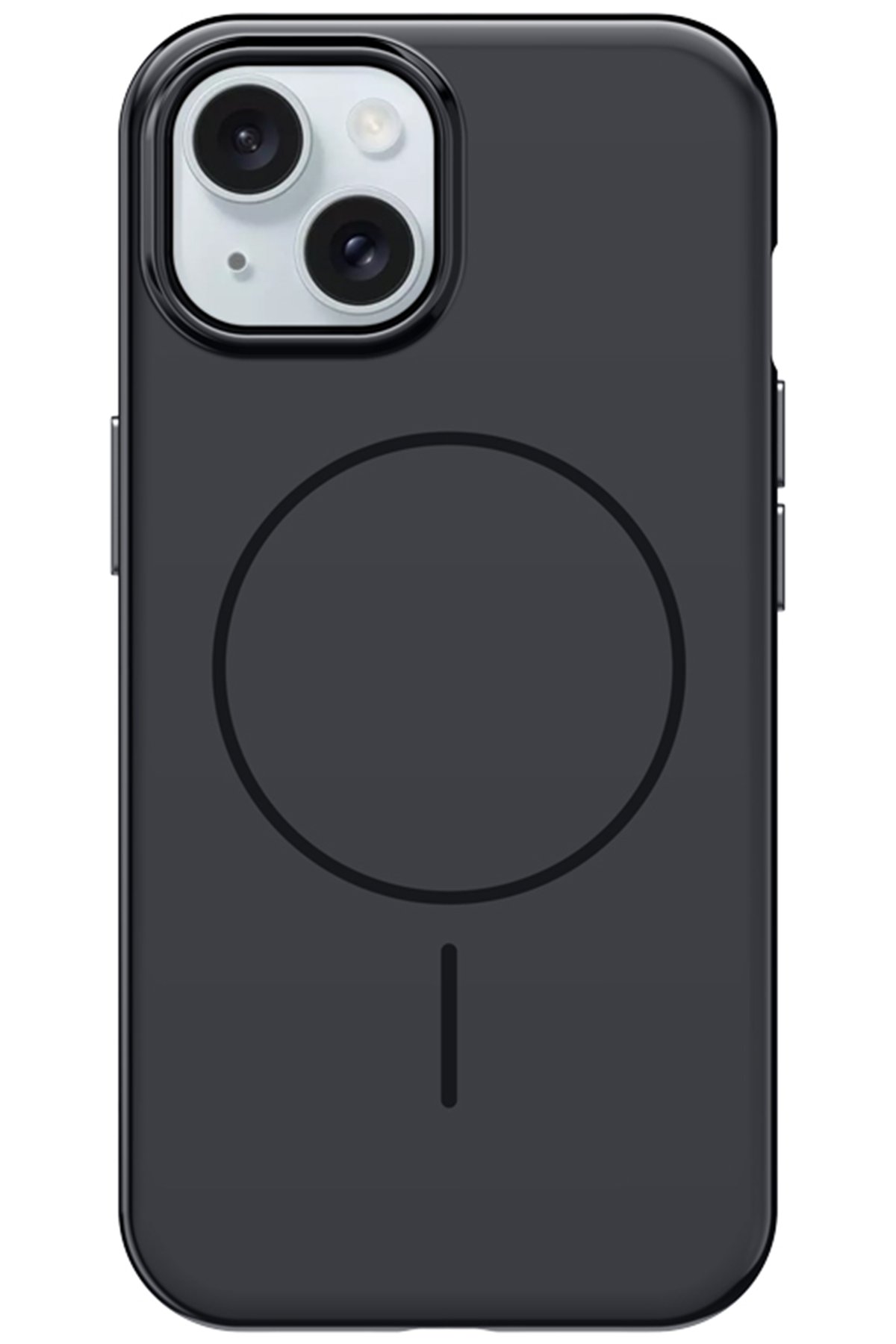HDD iPhone 15 Kılıf HBC-190 Kolaj Kapak - Kahverengi