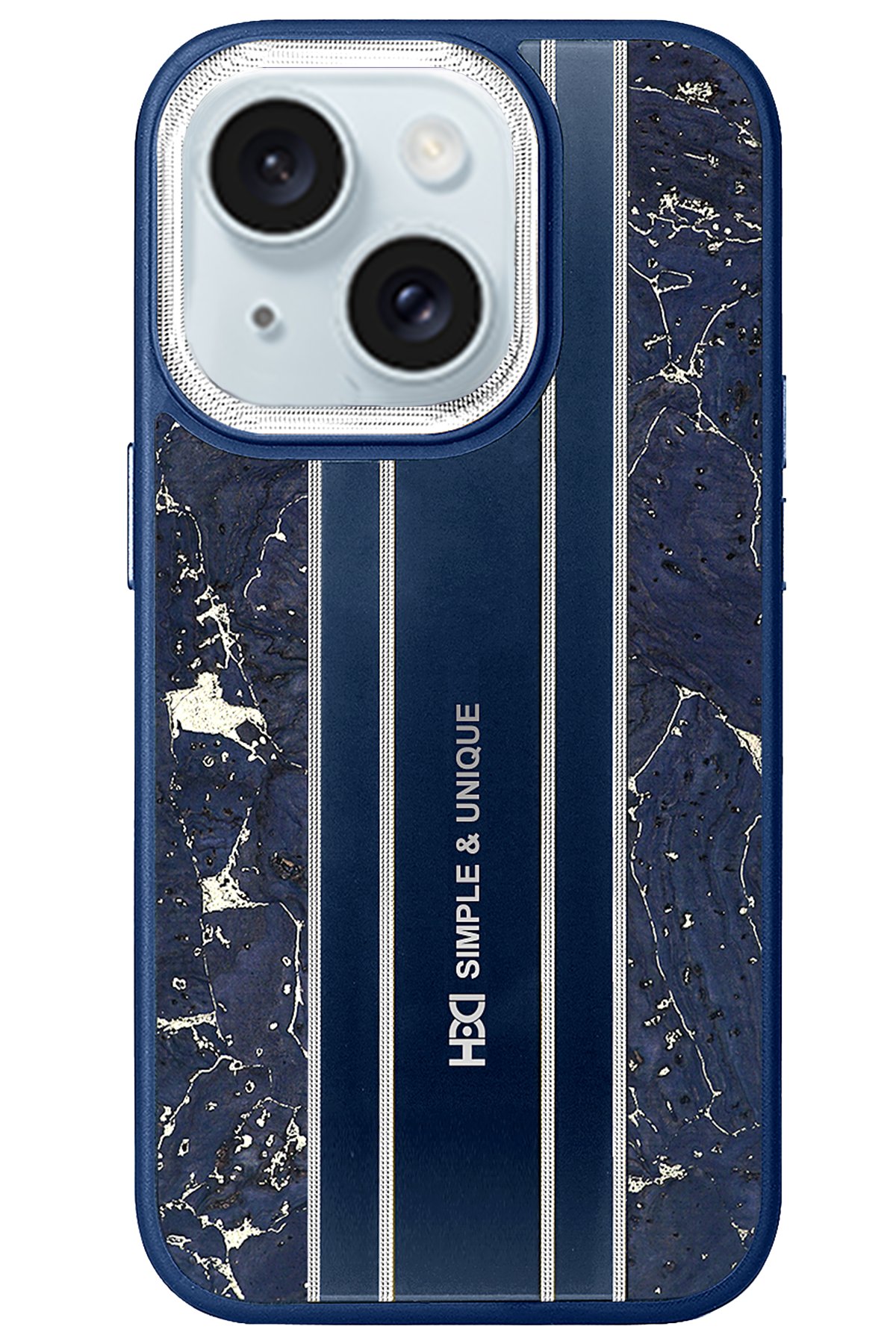 HDD iPhone 15 HBC-247 Atina Kartvizitli Kapak - Derin Mor