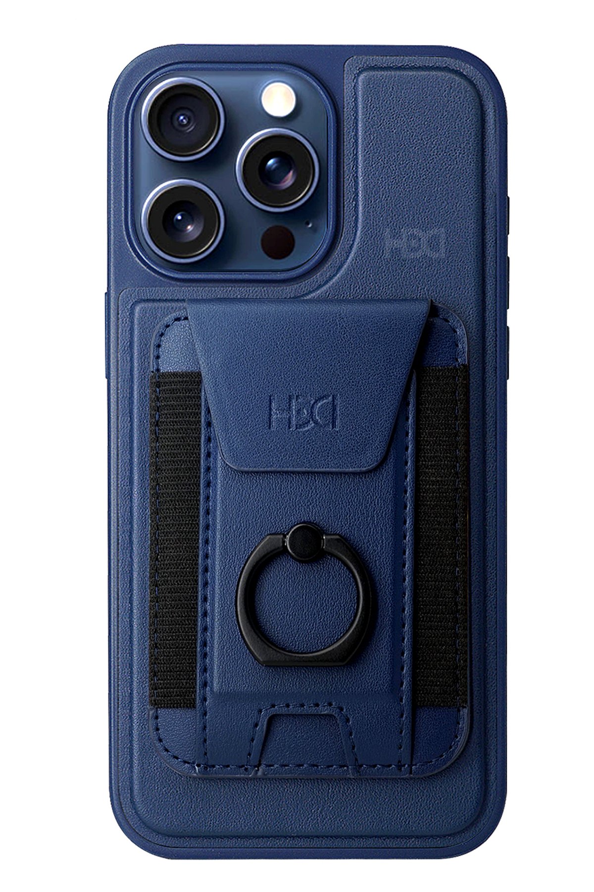 HDD iPhone 15 Pro HBC-248 Lima Standlı Kapak - Derin Mor