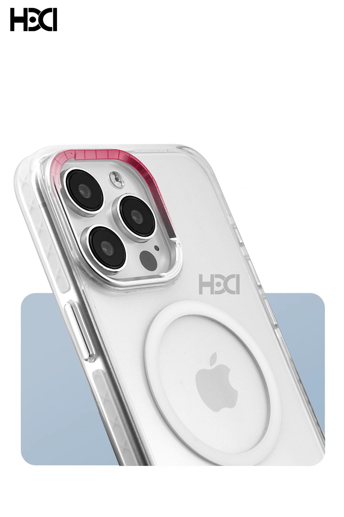 HDD iPhone 15 Pro HBC-239 Colombo Standlı Kapak - Mor