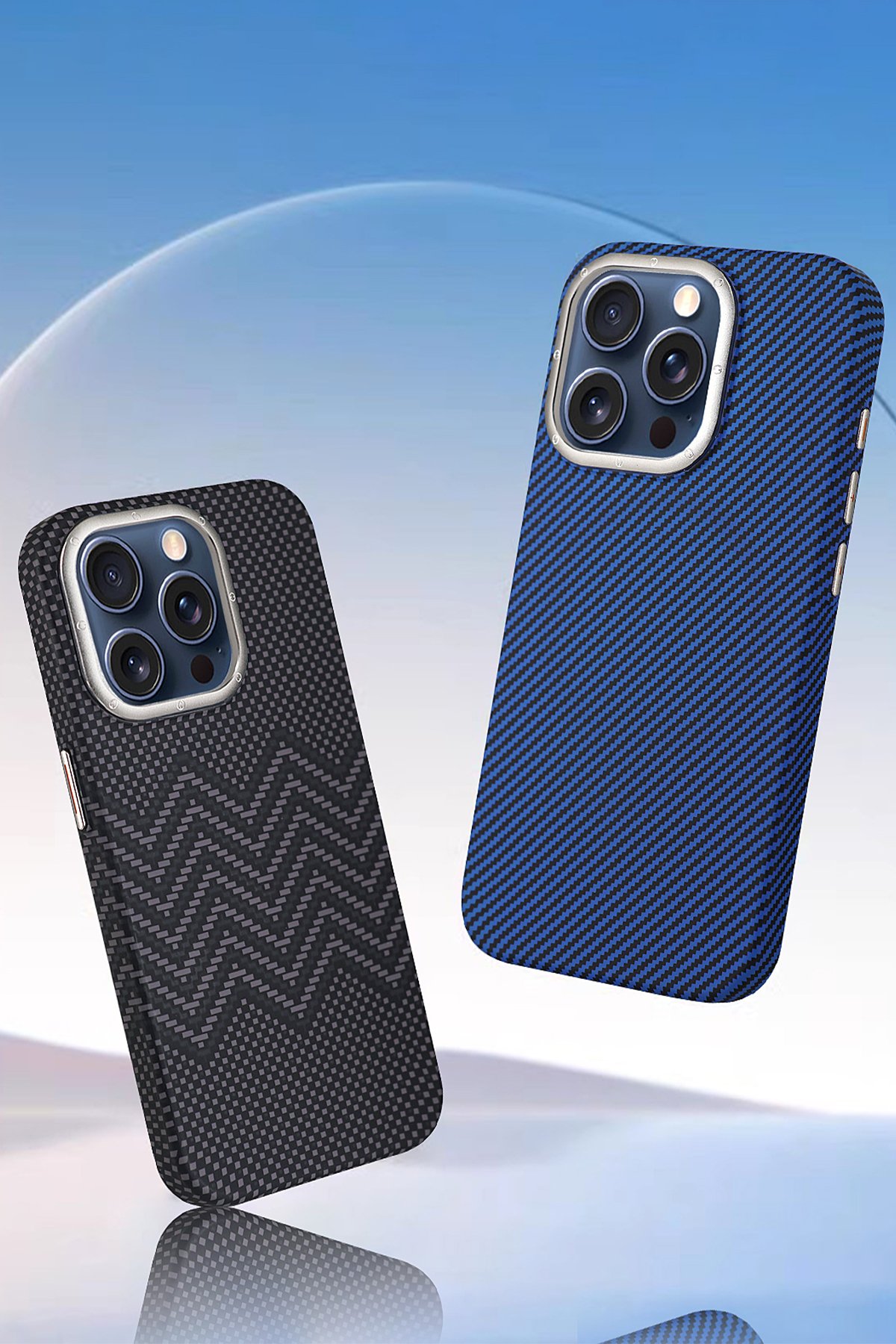 HDD iPhone 15 Pro Kılıf HBC-221 Roma Kapak - Siyah