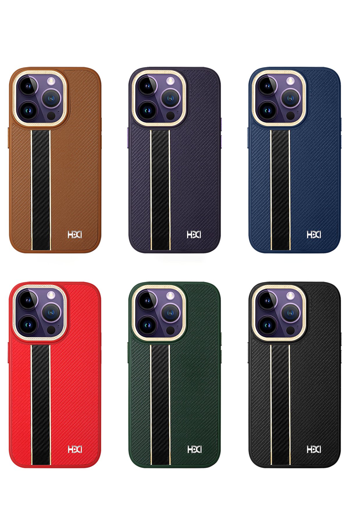 HDD iPhone 15 Pro HBC-255 Viyana Kapak - Siyah