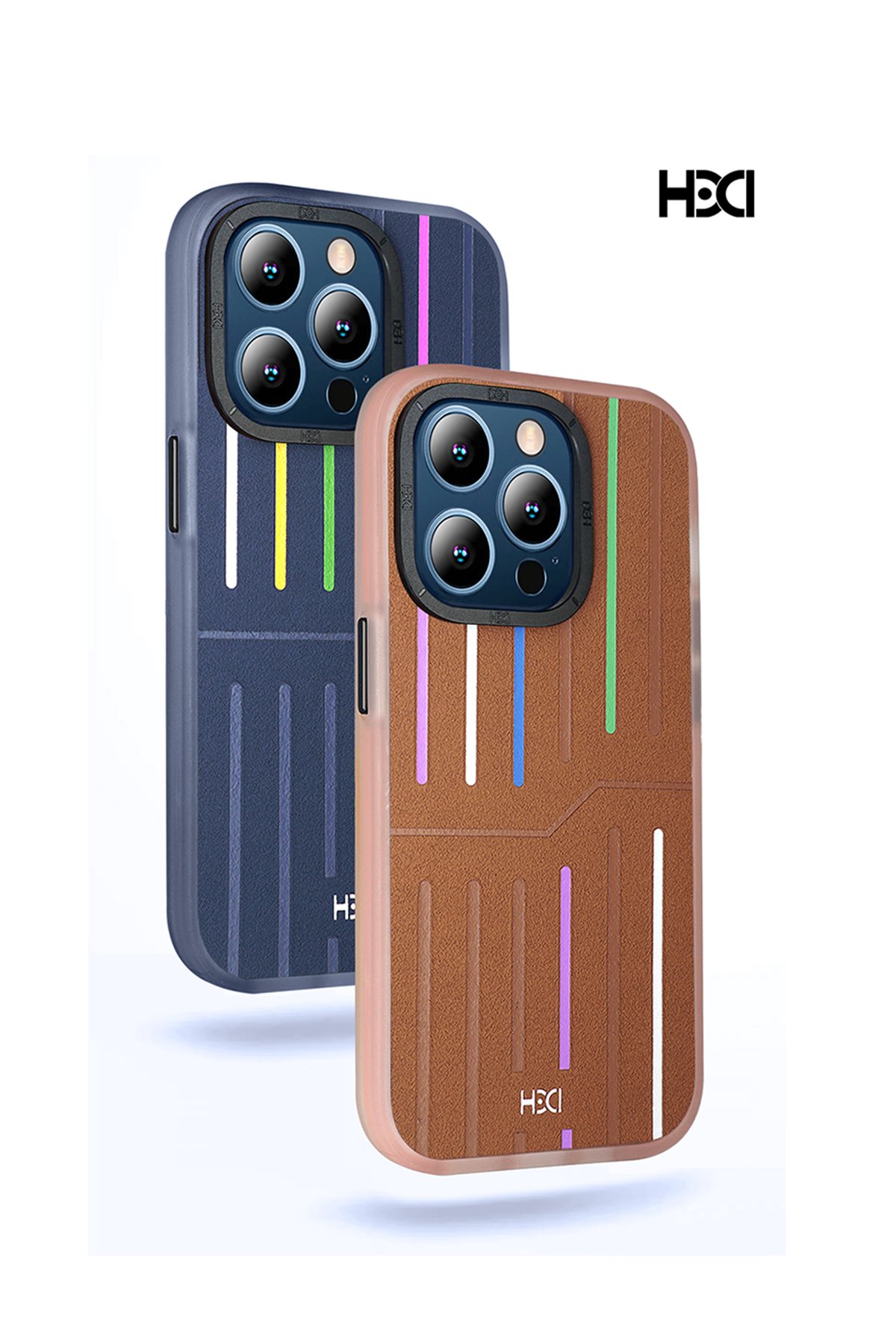 HDD iPhone 15 Pro Kılıf HBC-188 Astra Kapak - Koyu Yeşil