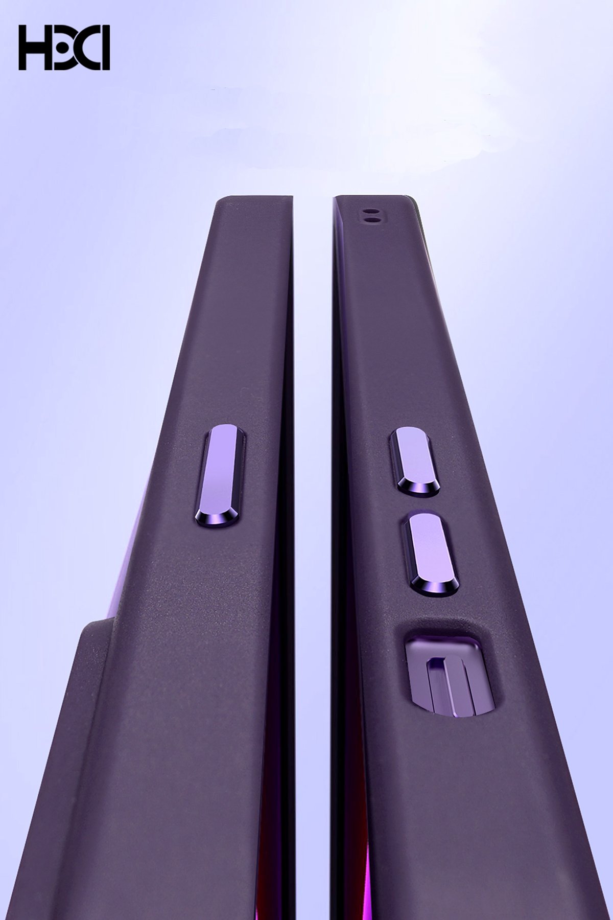 HDD iPhone 15 Pro Max Kılıf HBC-221 Roma Kapak - Lacivert