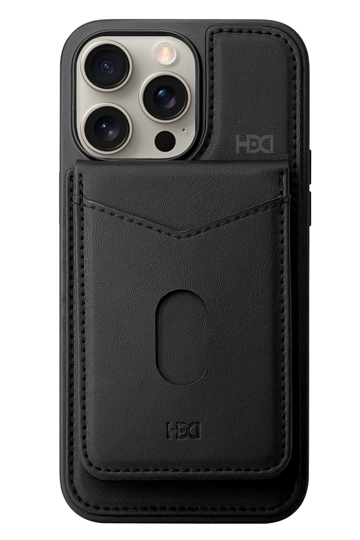 HDD iPhone 15 Pro Max Kılıf HBC-163 Times Kapak - Koyu Yeşil