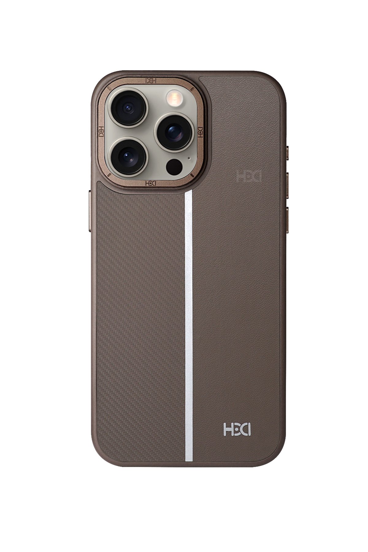 HDD iPhone 15 Pro Max Kılıf HBC-190 Kolaj Kapak - Derin Mor