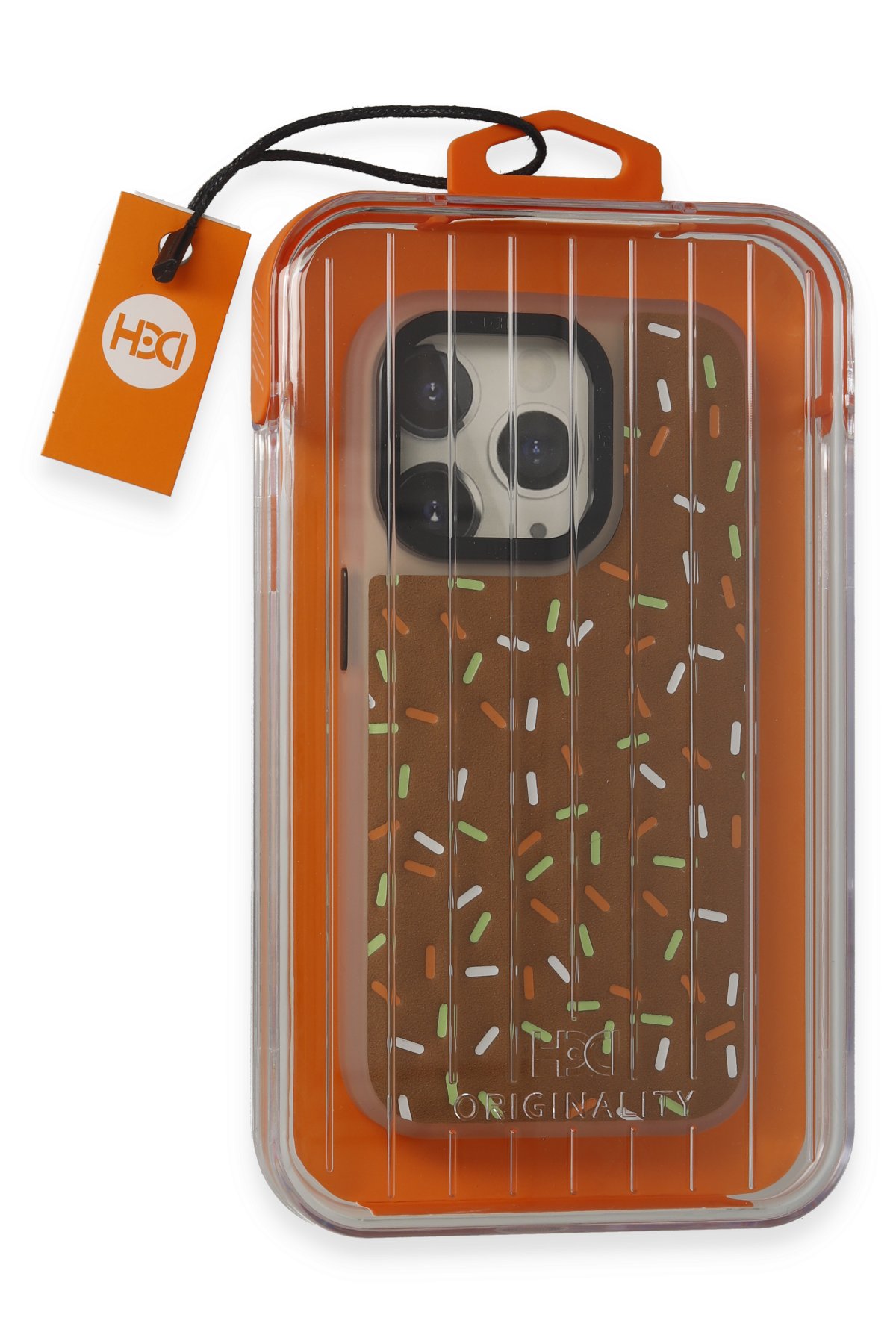 HDD iPhone 15 Pro Max HBC-248 Lima Standlı Kapak - Titan Gri