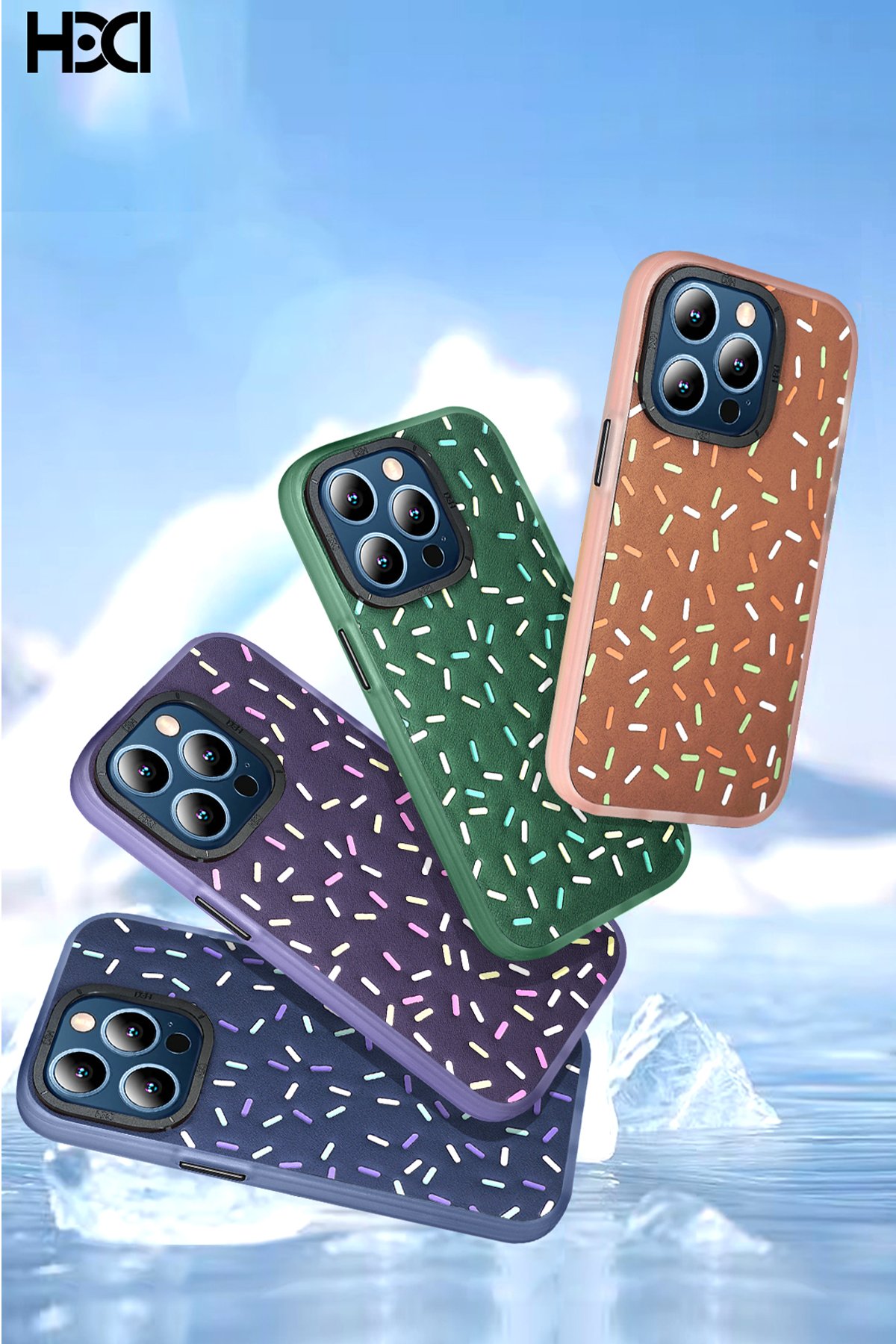 HDD iPhone 15 Pro Max HBC-248 Lima Standlı Kapak - Titan Gri