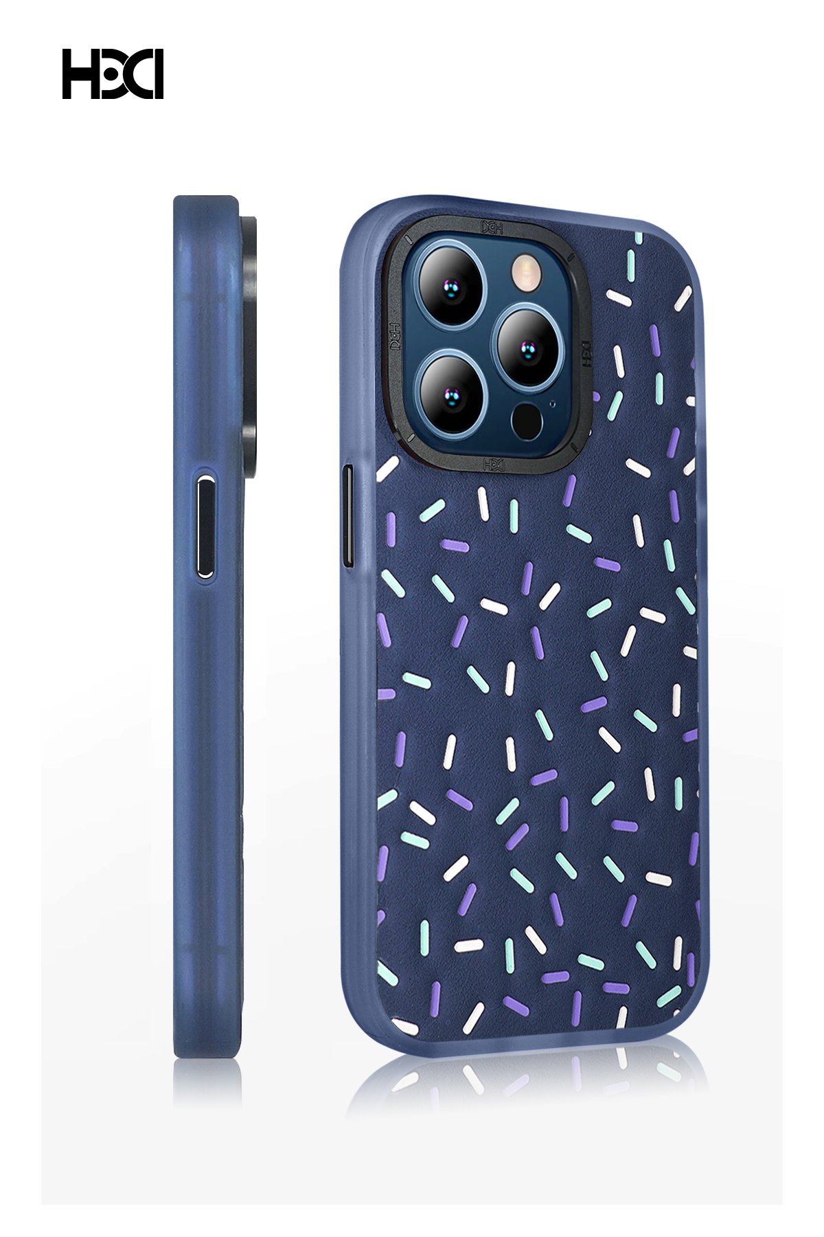 HDD iPhone 15 Pro Max Kılıf HBC-221 Roma Kapak - Koyu Yeşil