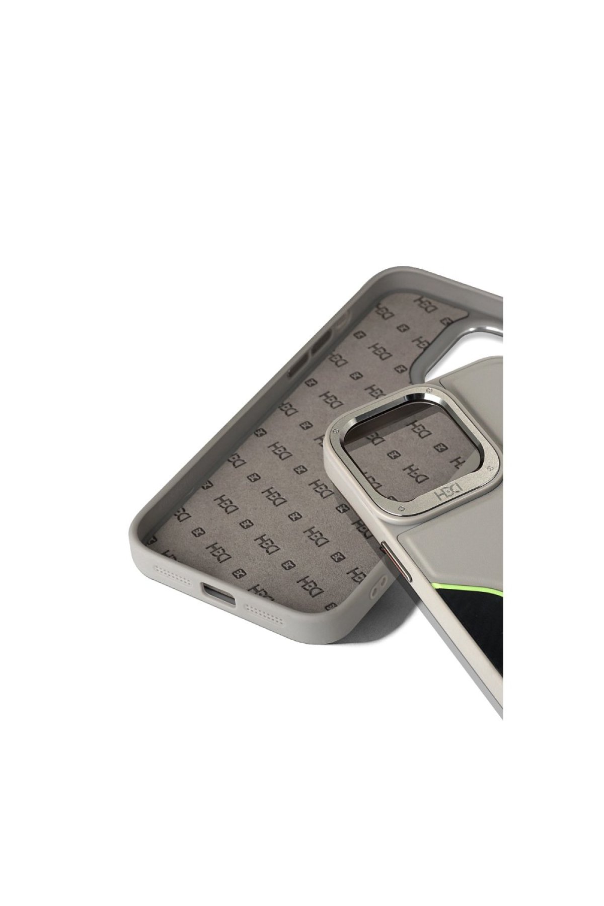 HDD iPhone 16 HBC-265 Madrid Magsafe Standlı Kapak - Siyah