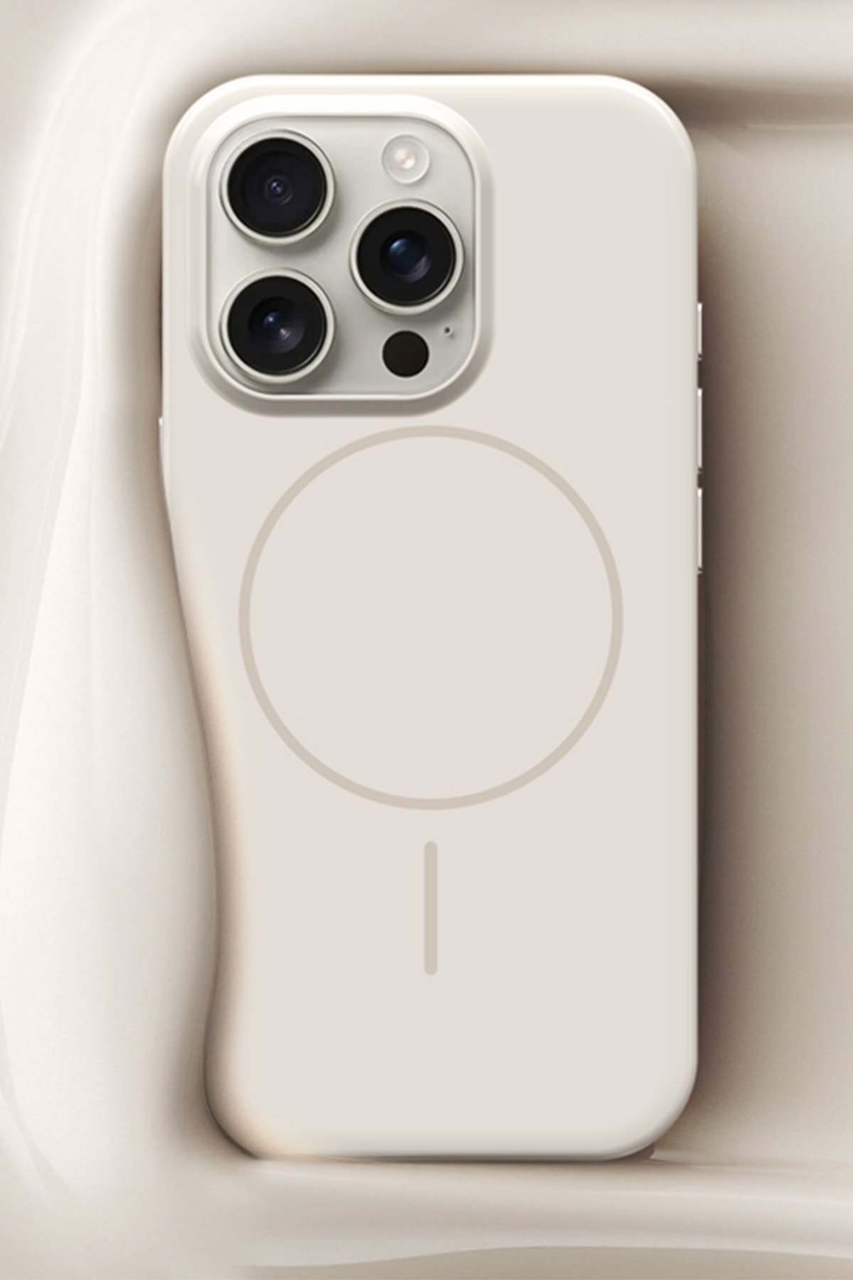 HDD iPhone 16 Vapor Deri Magsafe Standlı Kılıf - Siyah