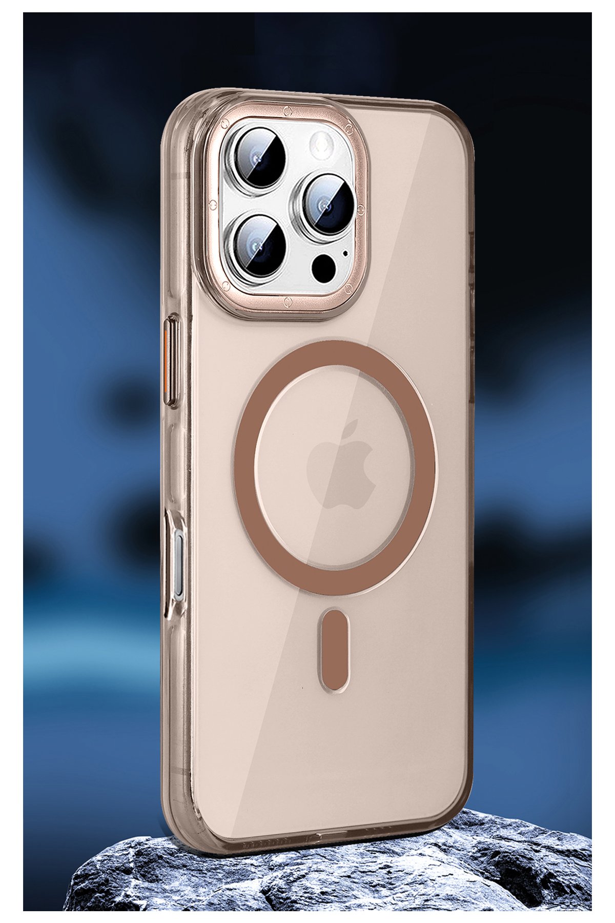 HDD iPhone 16 Pro HBC-264 Lambor Karbon Fiber Sport Kapak - Titan Gri