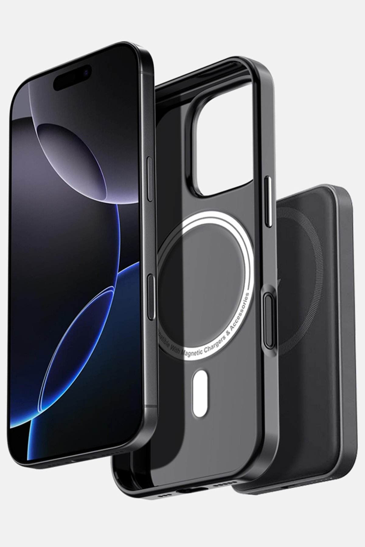 HDD iPhone 16 Pro HBC-264 Lambor Karbon Fiber Sport Kapak - Lacivert