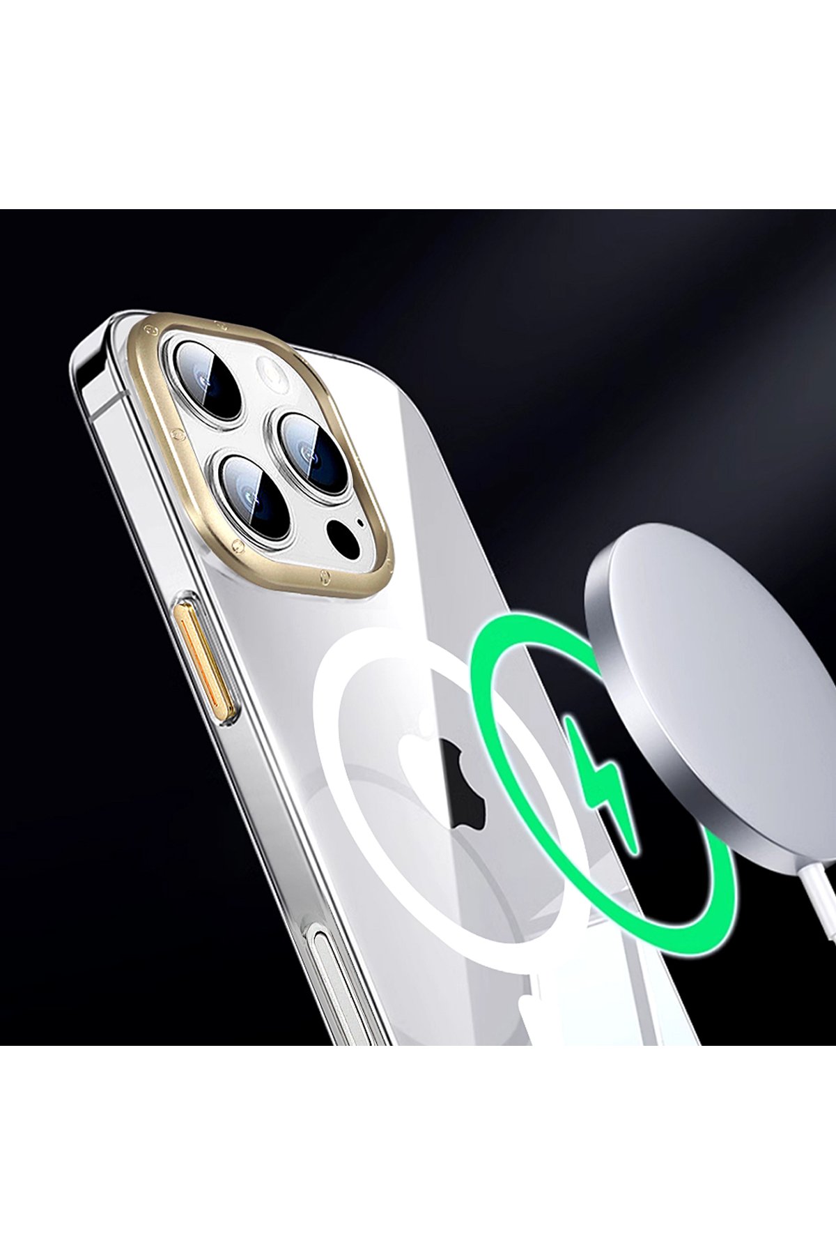 HDD iPhone 16 Pro HBC-265 Madrid Magsafe Standlı Kapak - Lacivert