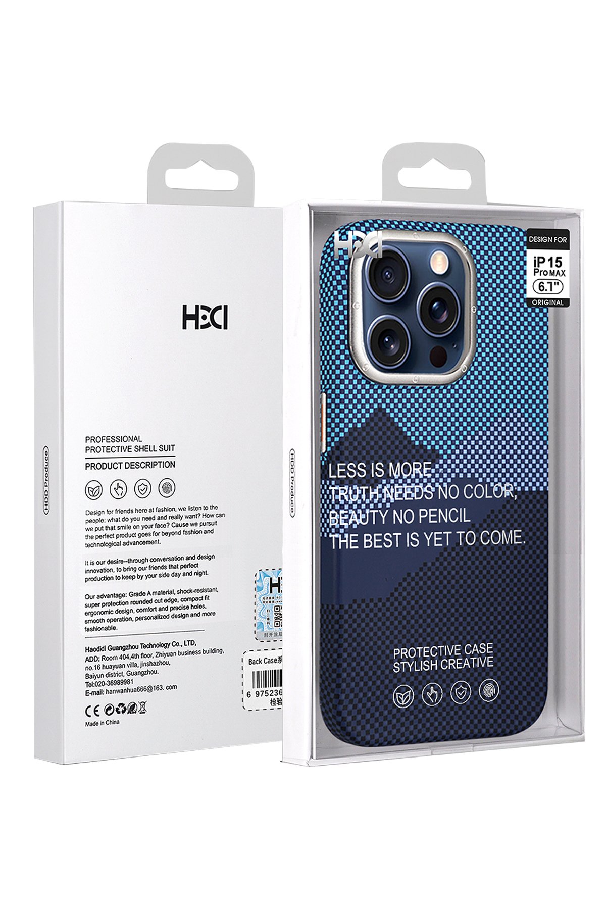 HDD iPhone 16 Pro Max HBC-306 Aden PC Magsafe Kapak - Siyah