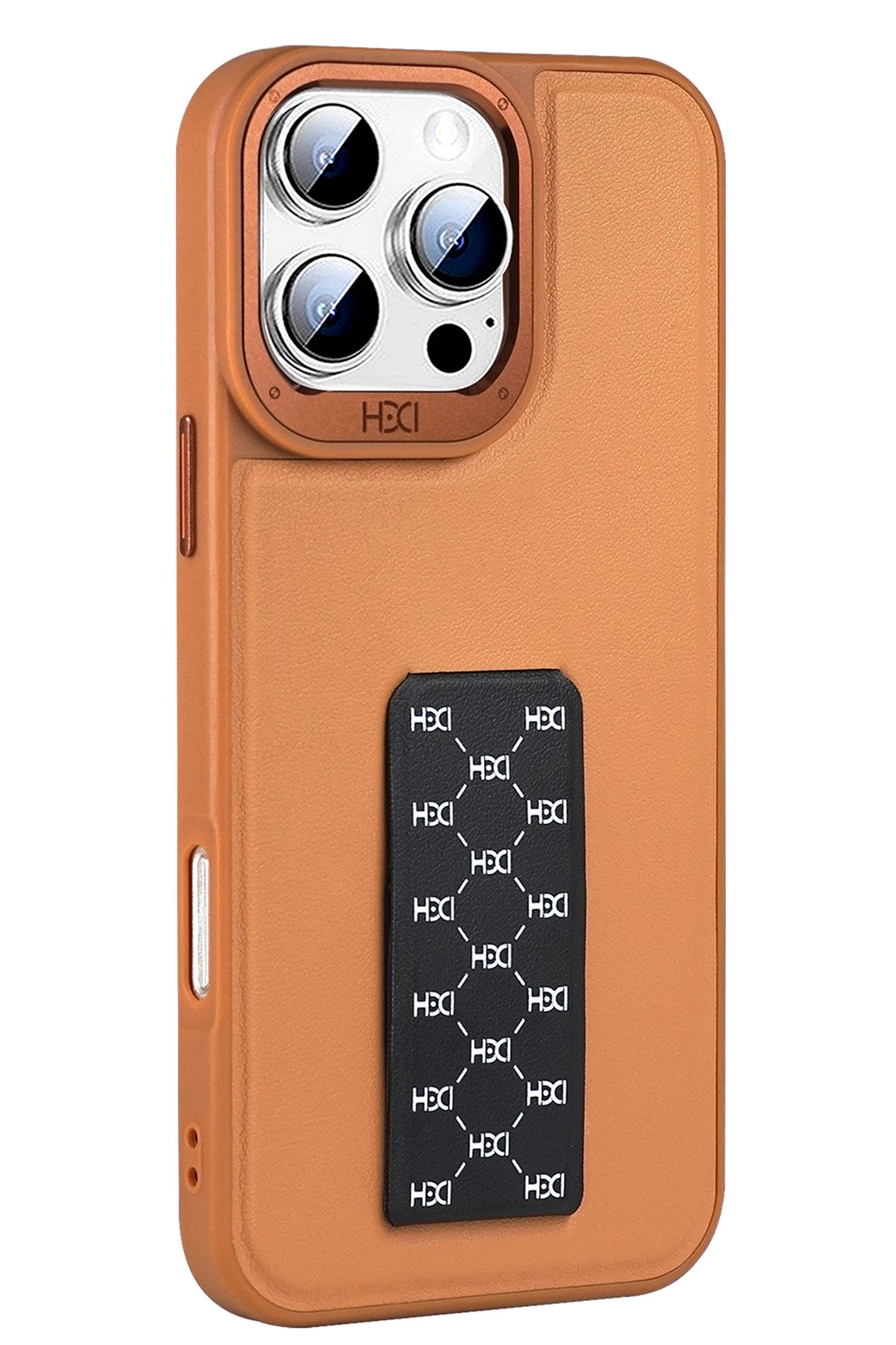 HDD iPhone 16 Pro Max Vapor Deri Magsafe Standlı Kılıf - Siyah