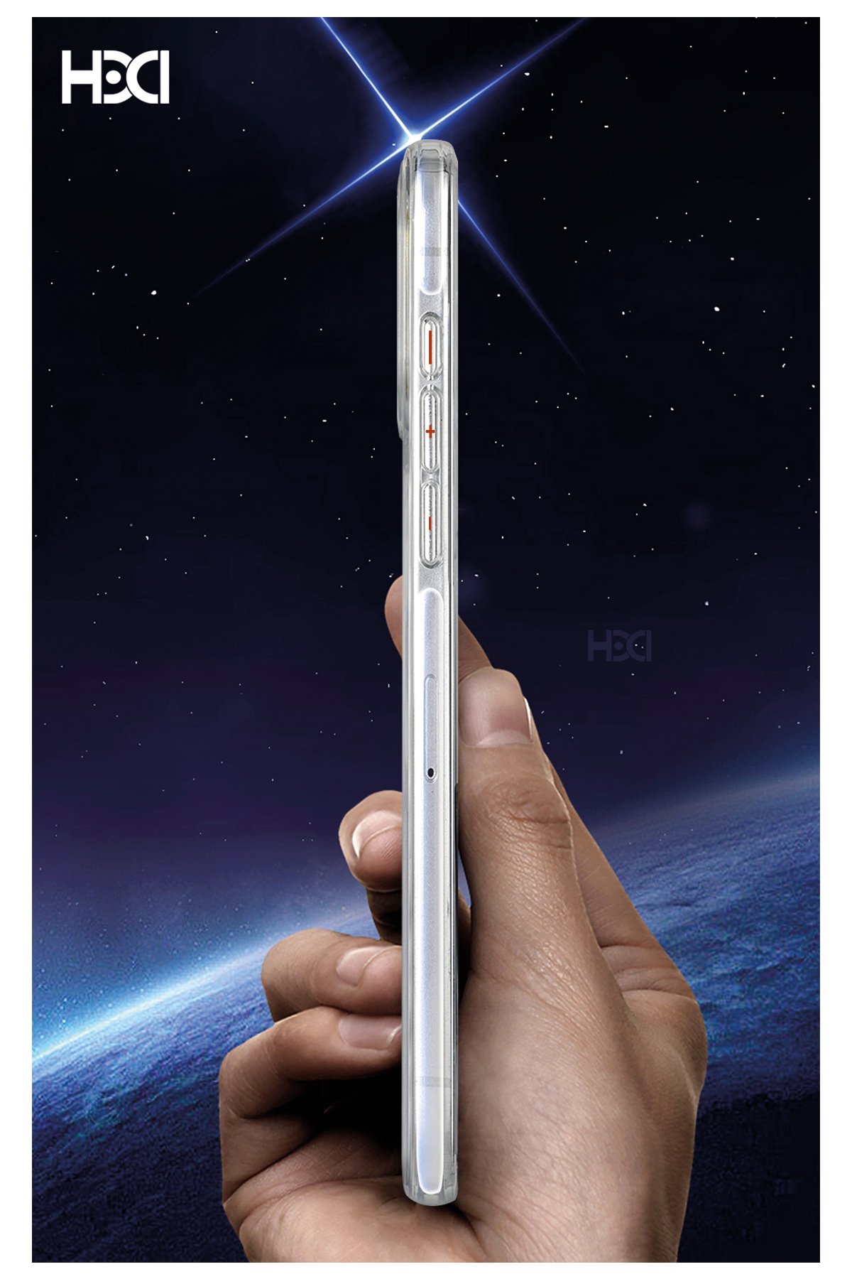 HDD iPhone 16 Pro Max HBC-263 Monaco Kapak - Siyah