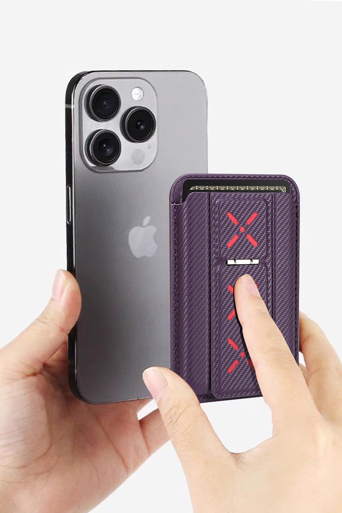 HDD Samsung Galaxy S24 Ultra HBC-258 Hamburg Magnet Kartvizitli Standlı Kapak - Siyah